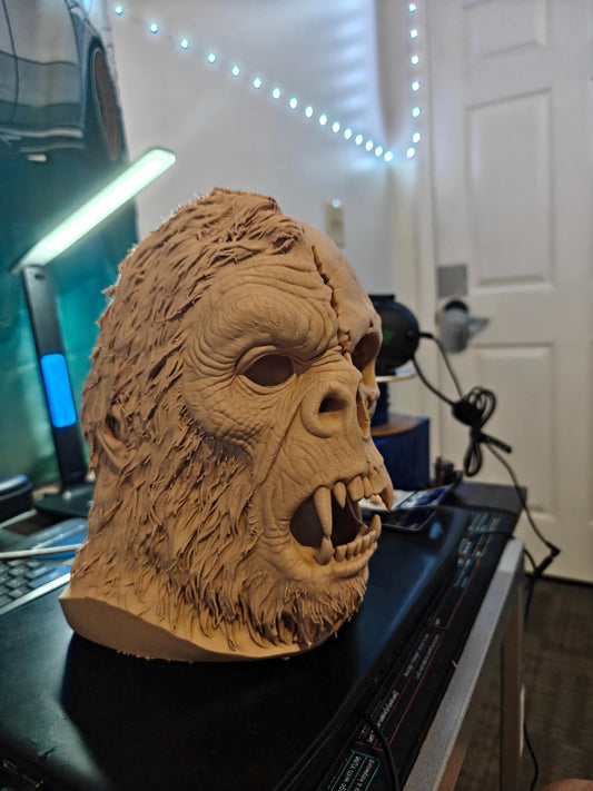 Large Bigfoot Skull Bust