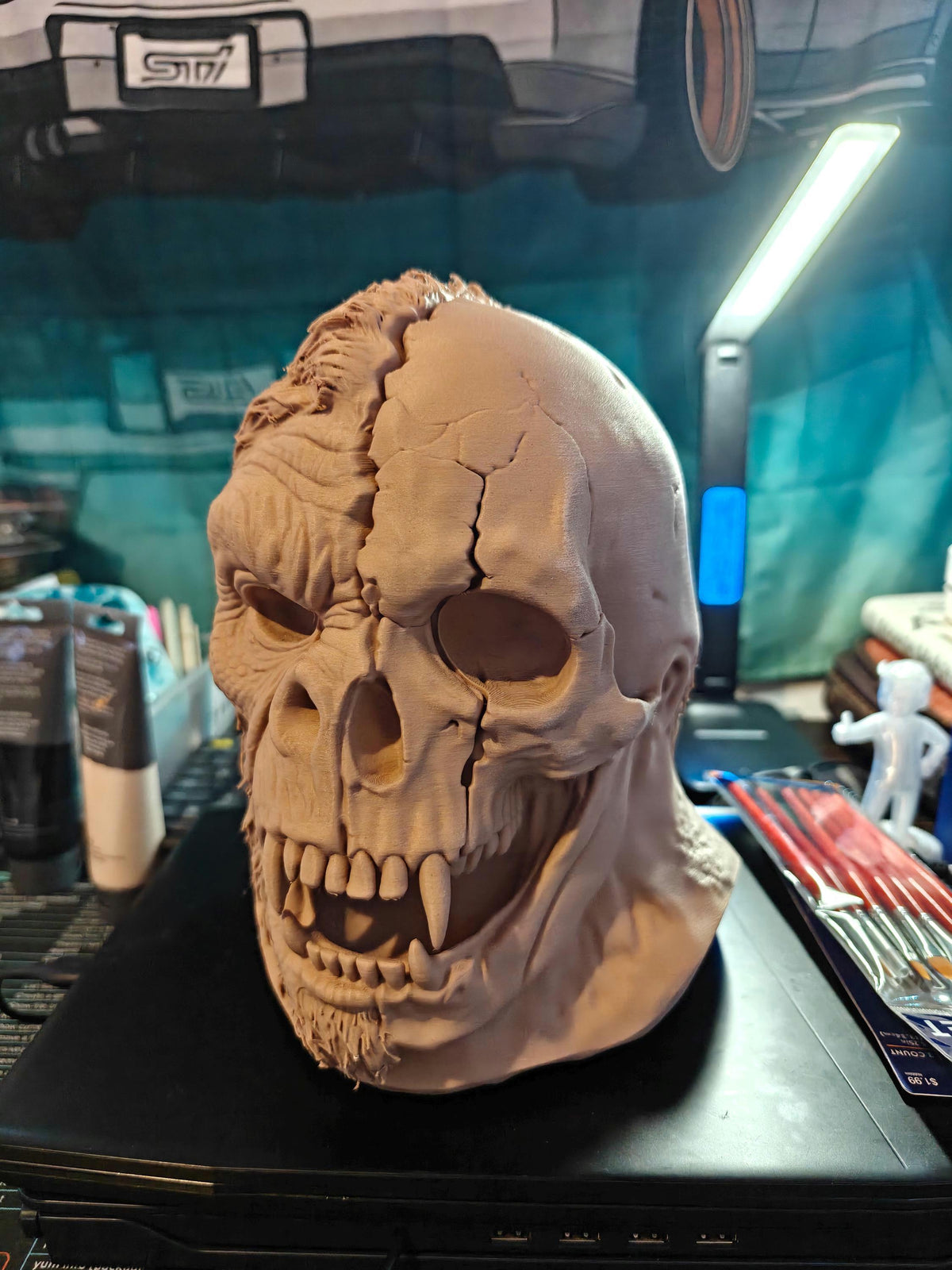 Large Bigfoot Skull Bust