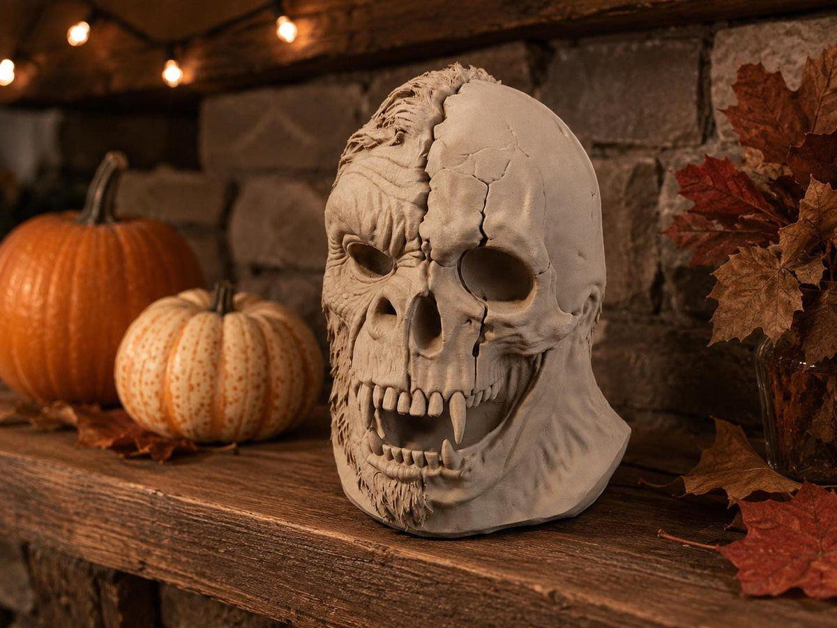Large Bigfoot Skull Bust