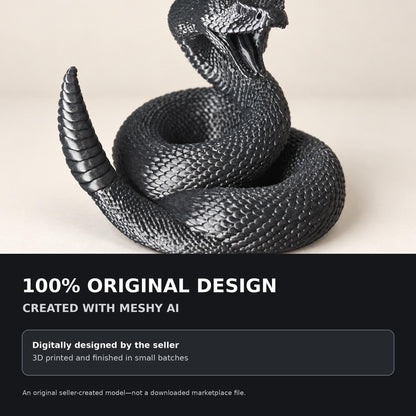 Metallic Black Rattlesnake