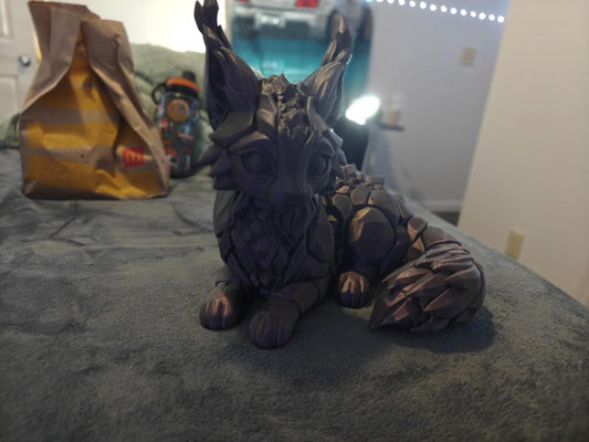 Amethyst Crystal Cat