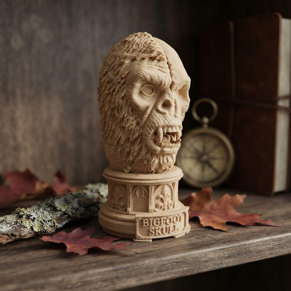 Mini Bigfoot Skull Bust