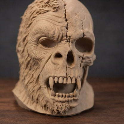 Large Bigfoot Skull Bust