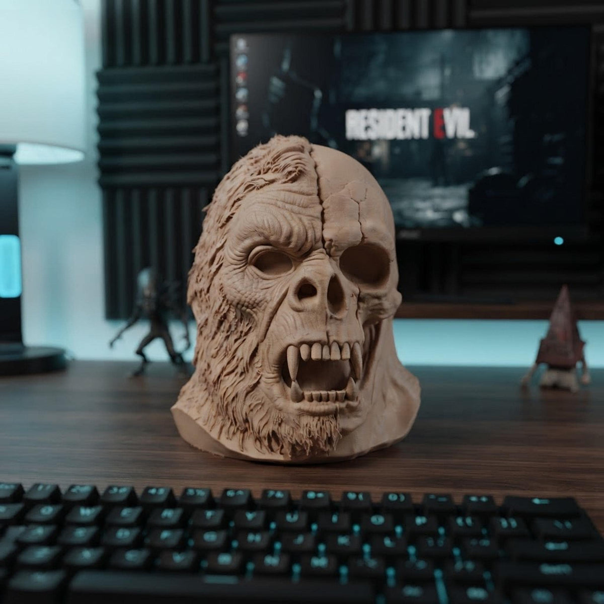 Large Bigfoot Skull Bust