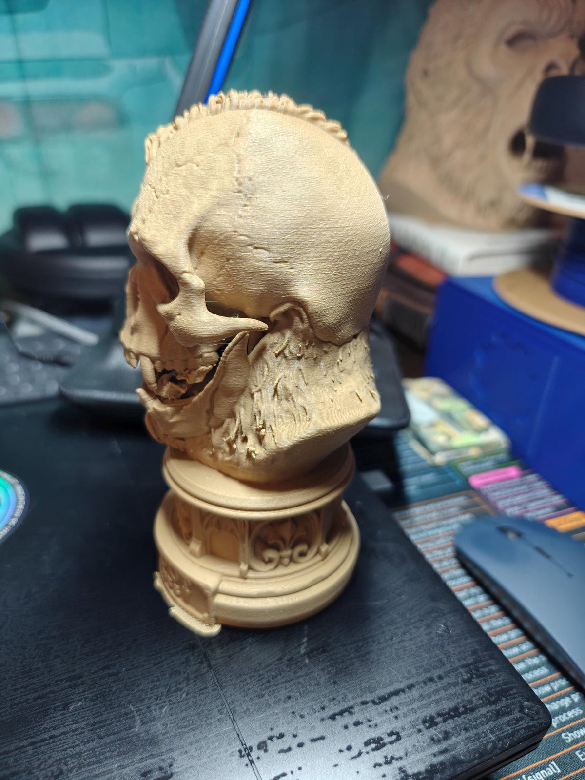 Mini Bigfoot Skull Bust