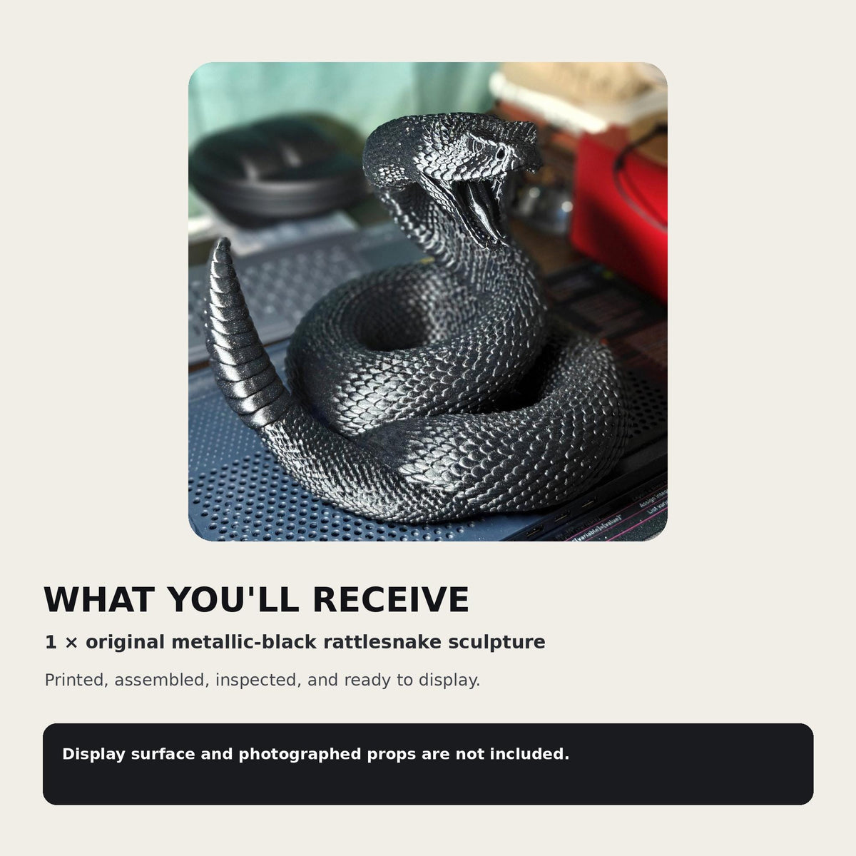 Metallic Black Rattlesnake