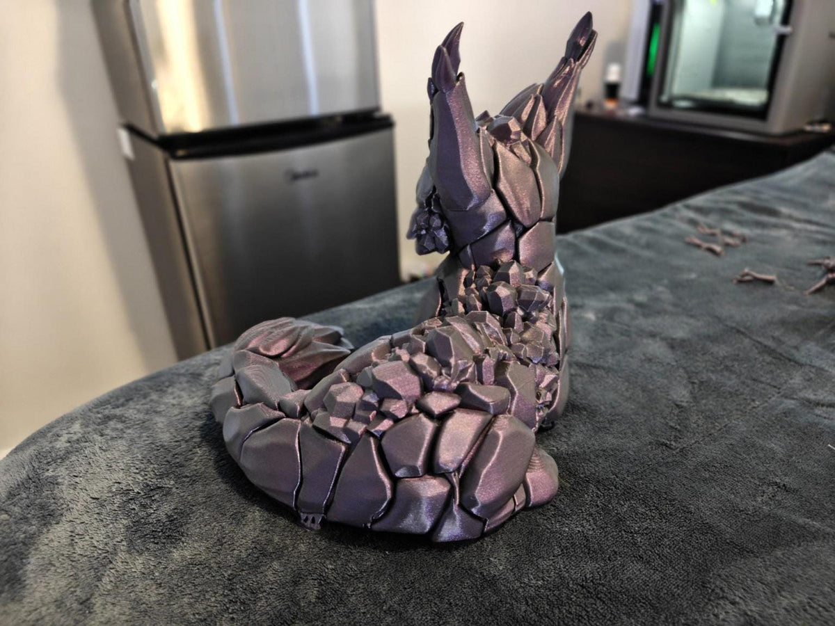 Amethyst Crystal Cat