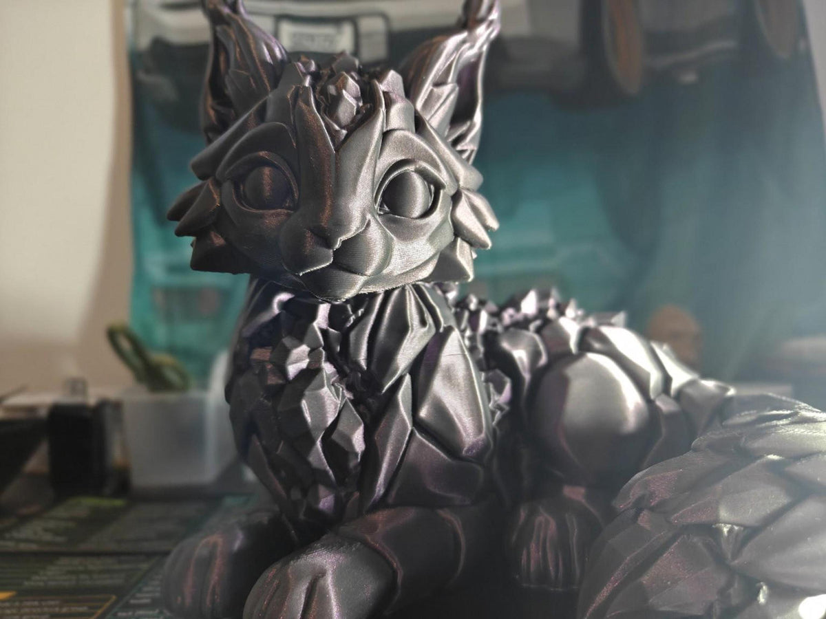 Amethyst Crystal Cat