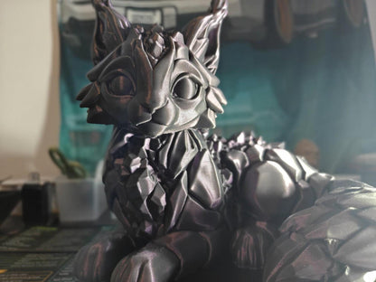 Amethyst Crystal Cat