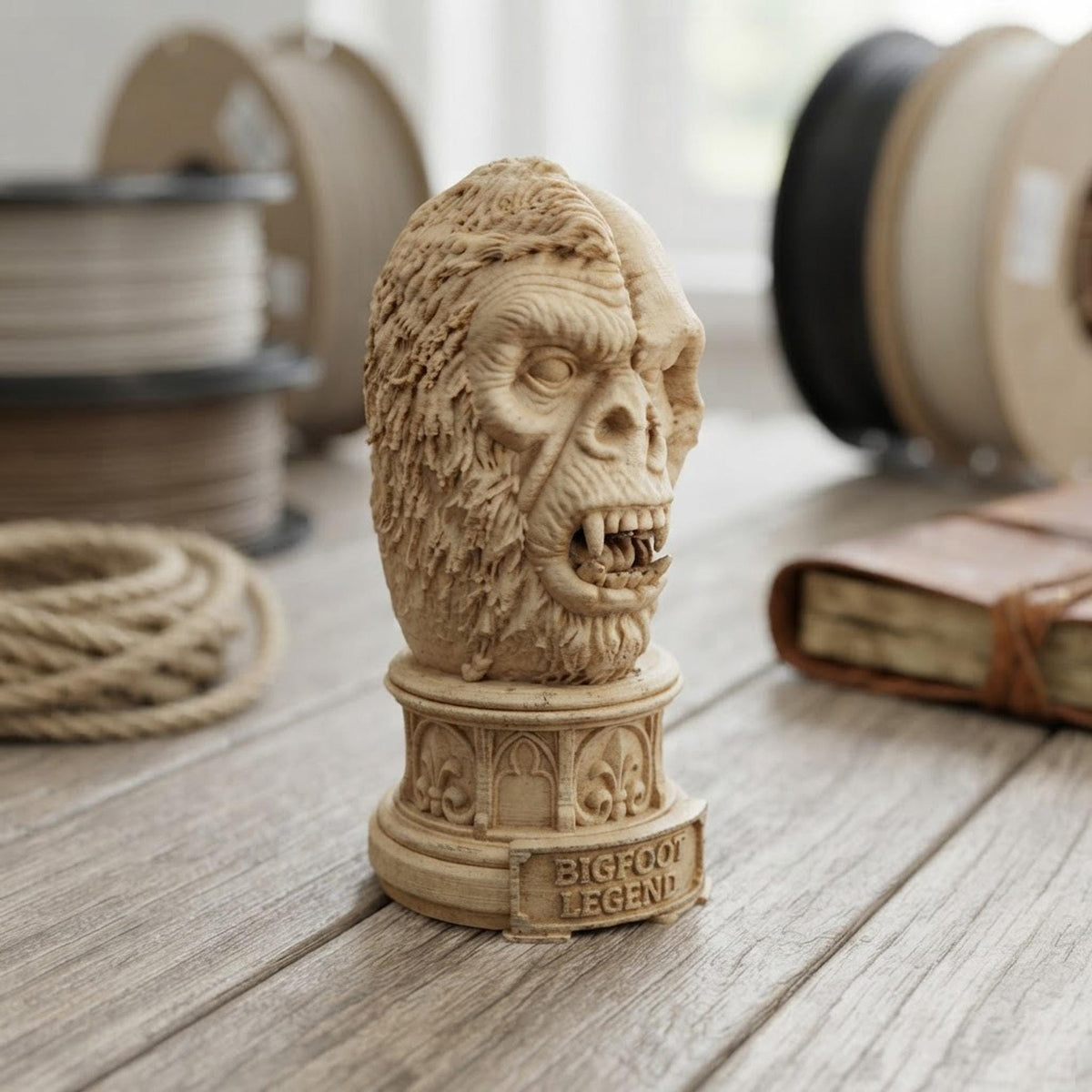 Mini Bigfoot Skull Bust